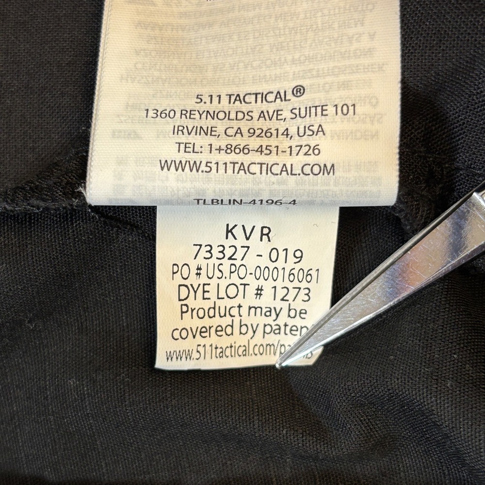 5.11 Stryke 11" Short Men 35 Black Tactical Cargo 12-Pocket Ripstop Utility NWOT - Picture 12 of 12